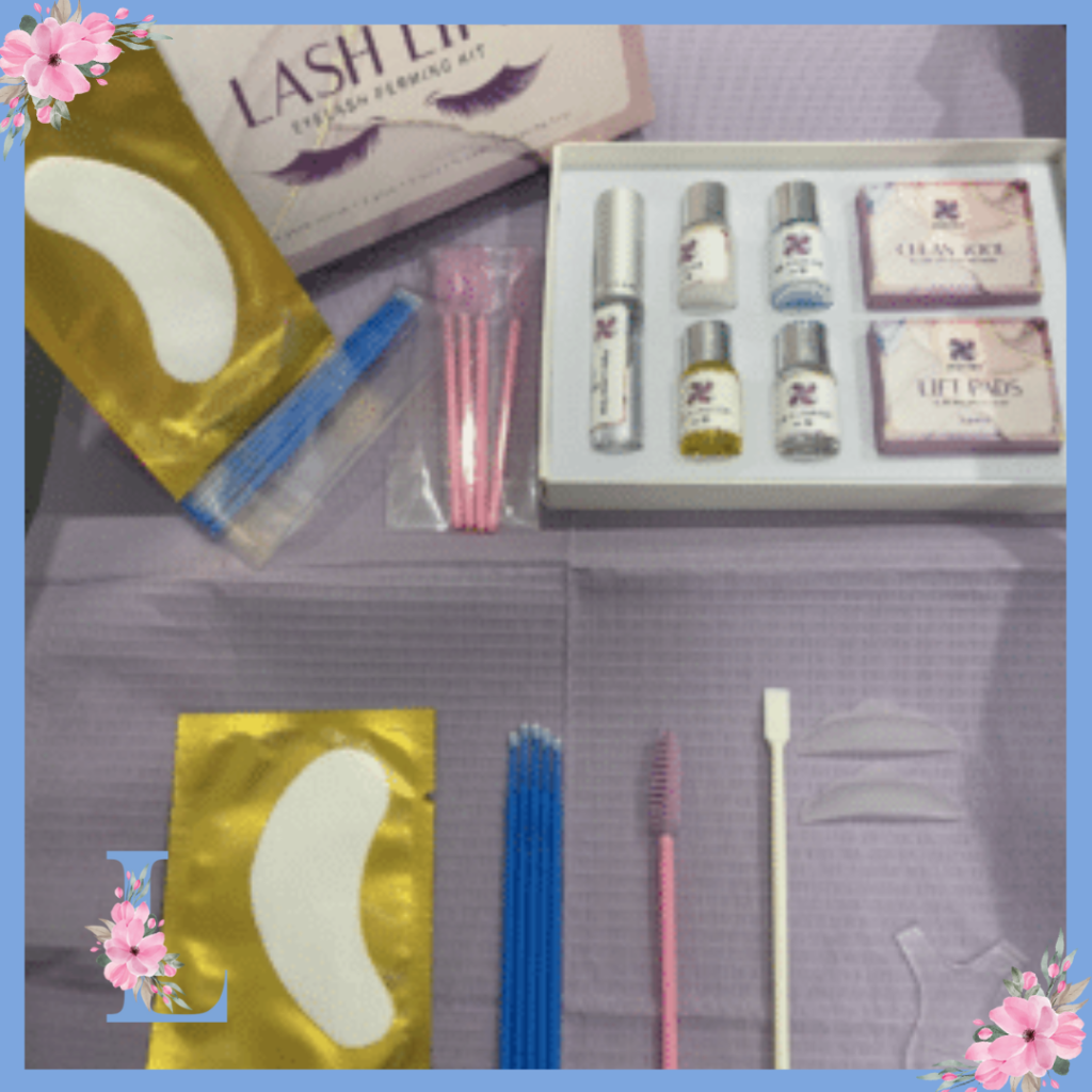 Lash Lift Set Up Photo Luxy Beauty Courses