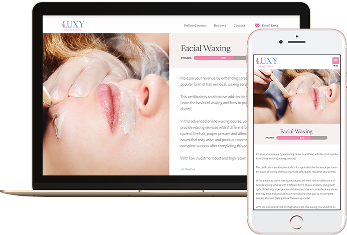 Facial Waxing Certification Training Course - Luxy Beauty Courses